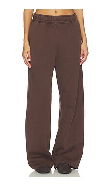 AFRM Finely Straight Sweatpant in Espresso from Revolve.com | Revolve Clothing (Global)