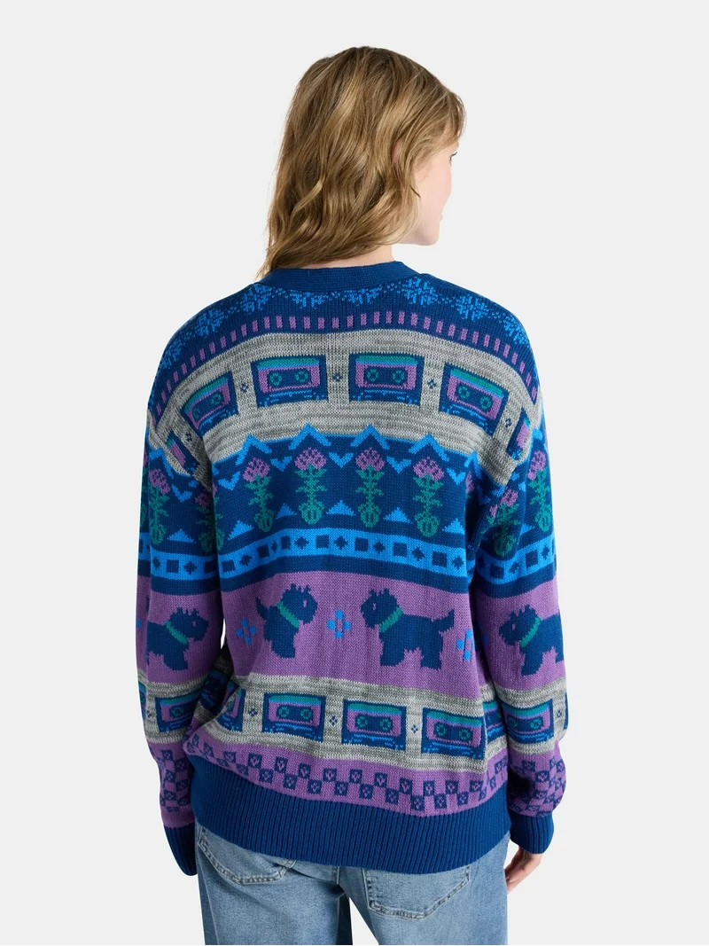 Netflix Stranger Things Slouchy Cardigan from No Boundaries, Women’s and Women’s Plus | Walmart (US)