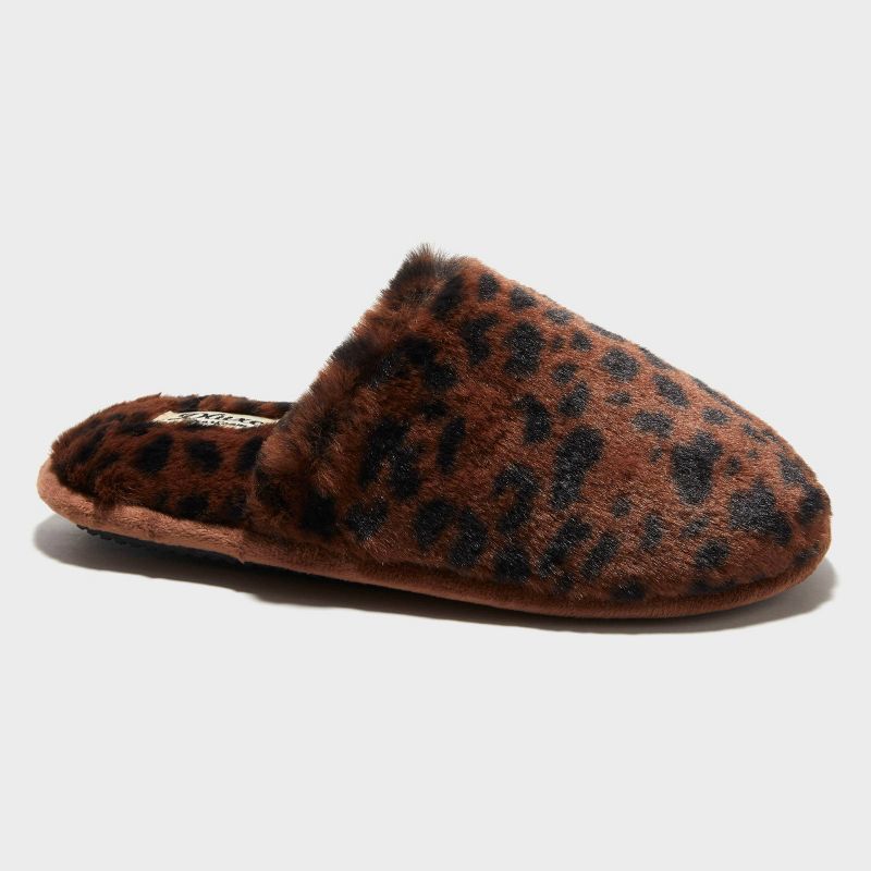 Women's dluxe by dearfoams Pile Scuff Slippers | Target