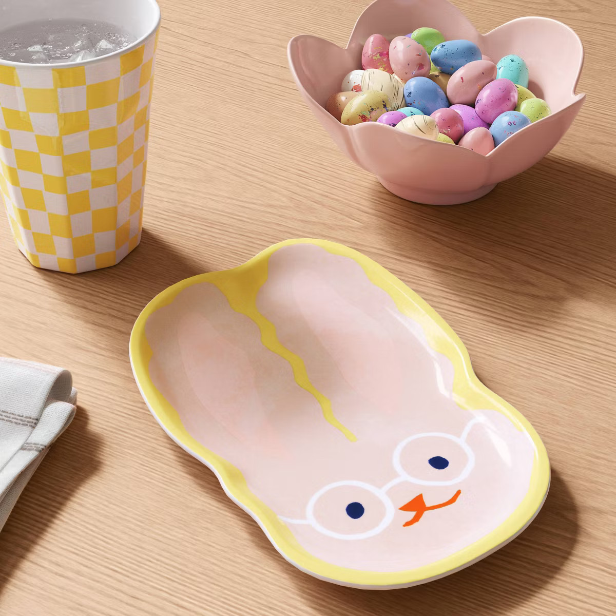 6.4" Melamine Figural Easter Bunny Dinner Plate - Room Essentials™ | Target