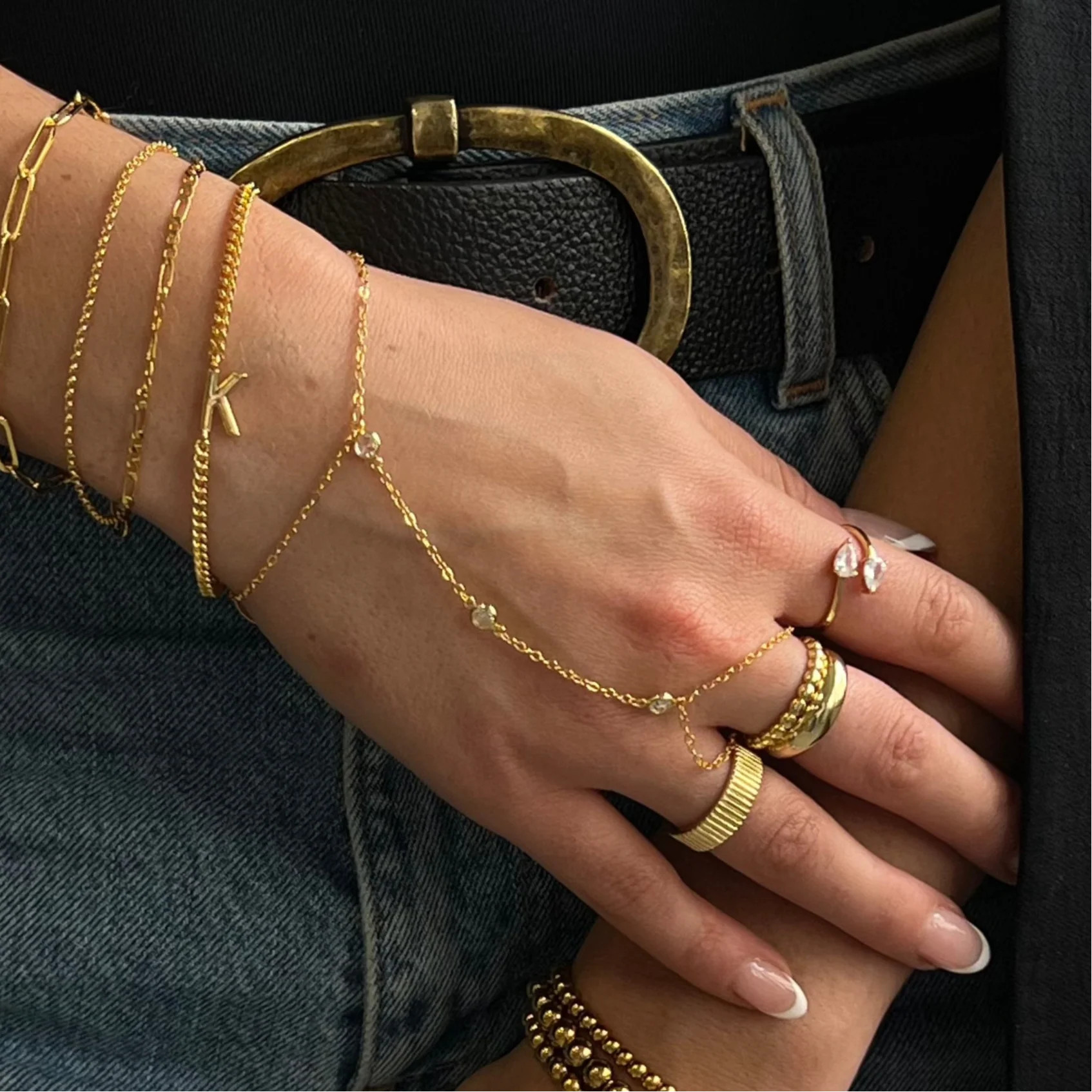 Viral Hand Chains:Anti Tarnish Waterproof | Evry Jewels