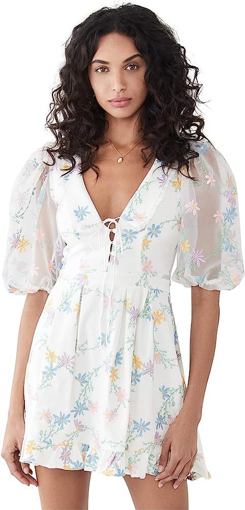 For Love & Lemons Women's Majorie Mini Dress | Amazon (US)