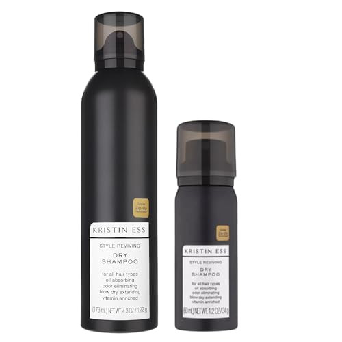 Kristin Ess Dry Shampoo Set - Dry Shampoo & Travel Size Dry Shampoo (Variety Pack) | Amazon (US)
