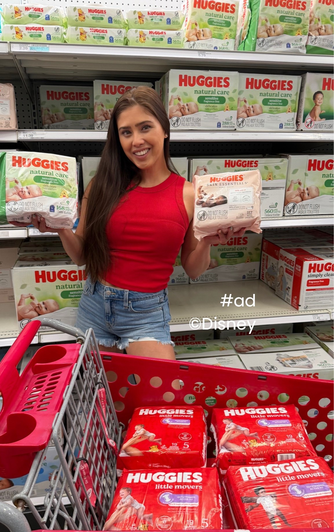 #Ad @Target stock-up week is HERE 🛒💙
From 5/24–5/30, Target is running: ✨ Spend $80, Get $20 ✨
Perfect time to grab @Huggies diapers + wipes while the savings are extra good 🙌 I love that Target has so many size + pack options so I can stock up on exactly what our family needs in one trip!
#TargetPartner #Huggies #HuggiesPartner

💰 Offer: Target Circle Deal: $20 Target GiftCard with $80 select baby care purchase
Eligibility: Target Circle Membership 
Availability: Sunday May 24th - Saturday May 30th, 2026, offer expires at 11:59pmPT.
Terms & Conditions: Category Deal. Valid in store or online. Limit one coupon/deal per Target Circle account. No other same department/category coupon/deal/bonus will apply. Offer excludes items sold & shipped by Target Plus™ Partners and clearance items. Void if copied, scanned, altered, transferred, purchased, sold or prohibited by law. Coupon/deal expires at 11:59pm PT. Item(s) may not be available at all stores. Gift cards and tax will not be included in determining purchase total. Target GiftCard not valid as payment on this purchase; terms and conditions apply. Quantities limited; no rain checks. No cash value. For full details on our Price Match policy, see Target.com/PriceMatch

#LTKSaleAlert #LTKmomlife #LTKBaby