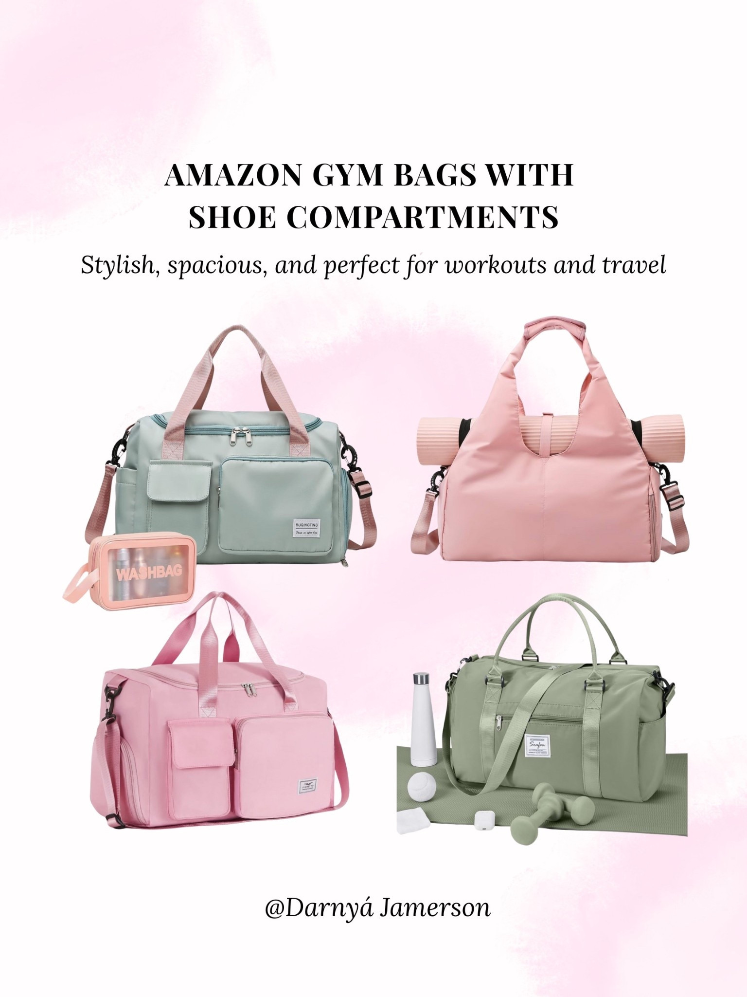 Gym girlies! A bag with a shoe compartment is an absolute must-have  

Grab yours now from Amazon 👇🏾

#LTKActive #LTKFindsUnder50