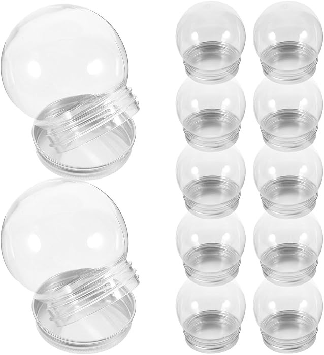Holibanna Light Bulb Candy Container 12Pcs DIY Snow Globe Clear Water Globe 150ml Empty Snow Glob... | Amazon (CA)