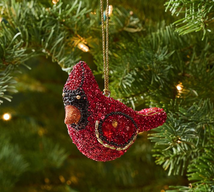 Beaded Cardinal Ornament | Pottery Barn (US)