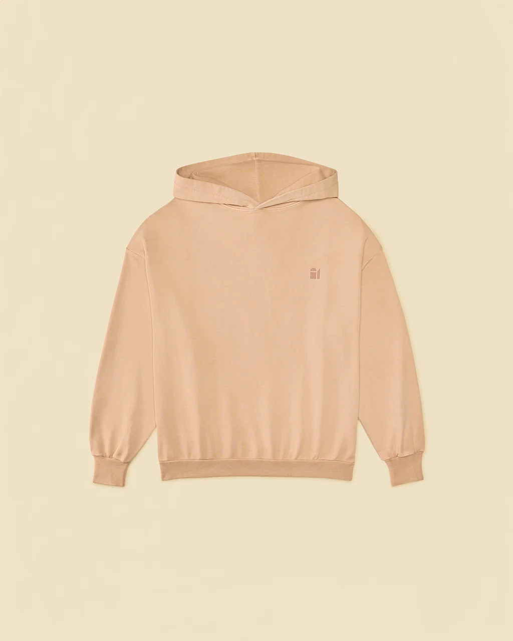 Adult Natural Dye Everyday Pullover in Latte | The Sunday Collective