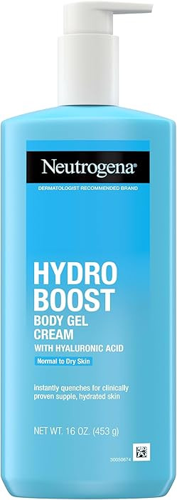 Neutrogena Hydro Boost Body Gel Cream, Hydrating Body Lotion with Hyaluronic Acid for Normal to D... | Amazon (US)