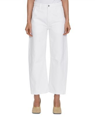 Beau Seamed High Rise Jeans in Paper White | Bloomingdale's (US)