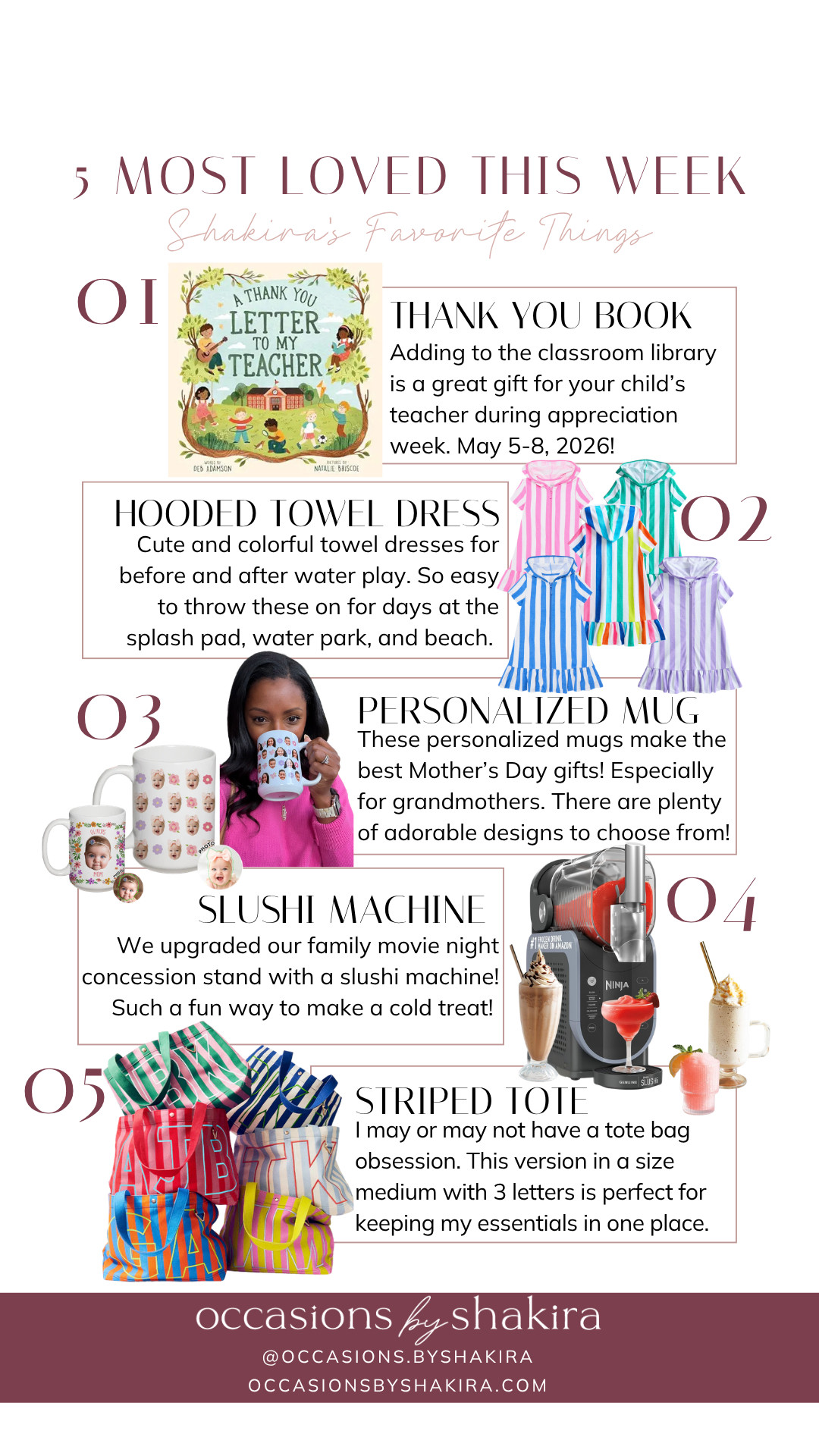 Your 5 Most Loved items from Instagram this week. 

 

#LTKMothersDay #LTKfoodie #LTKKids