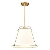 Light Society Lise Chandelier in Antique Brass/White | Amazon (US)