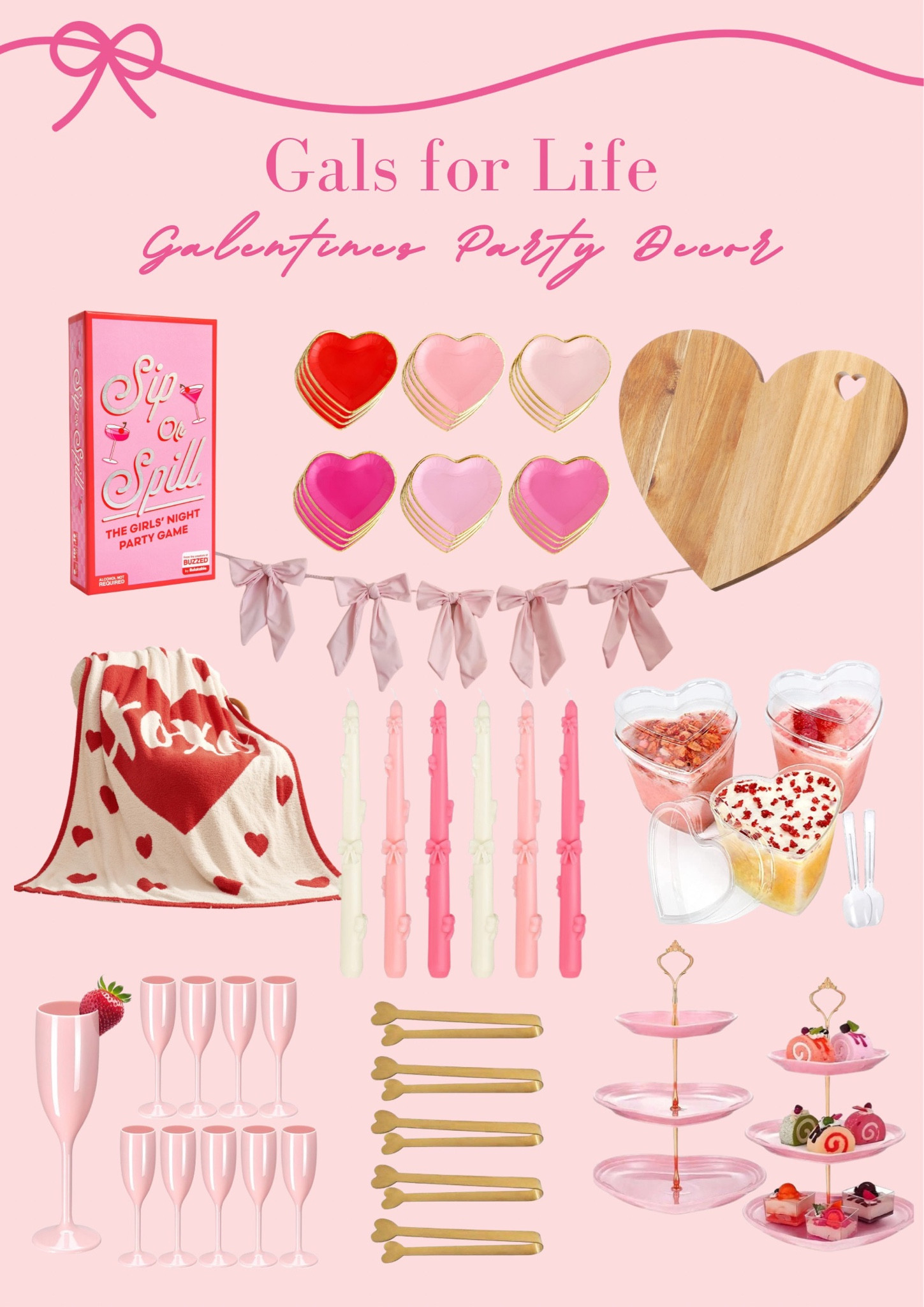 Galentines is probably my favorite event I host every year. Found the most affordable decorations for my party this year and linked them all here 

#LTKParties