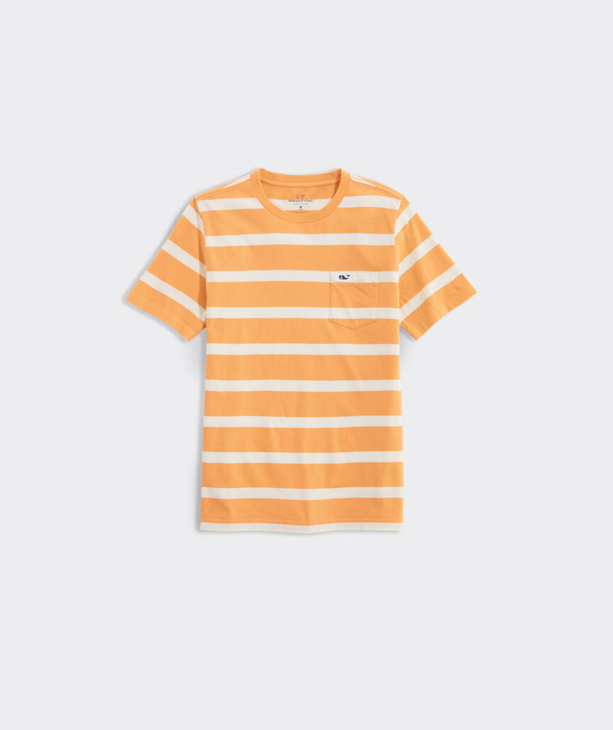 Boys' Slub Cotton Breton Stripe Short-Sleeve Pocket Tee | vineyard vines