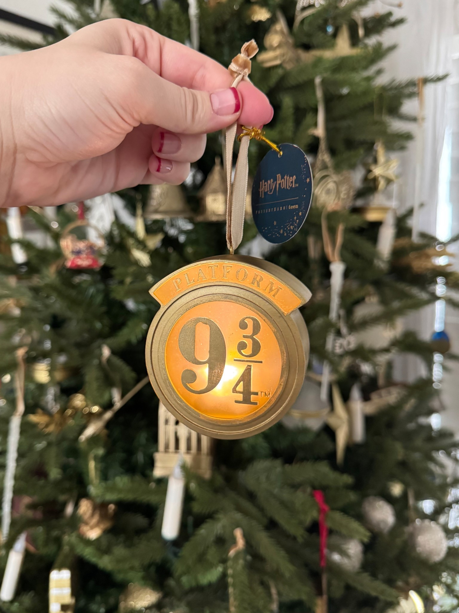 Harry Potter light up Christmas ornament! 🤩🎄 

#LTKGiftGuide #LTKHoliday #LTKHome