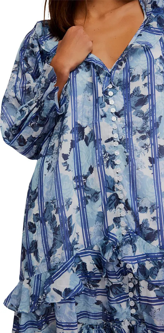 Garden Wonders Long Sleeve Cotton Maxi Dress | Nordstrom Rack