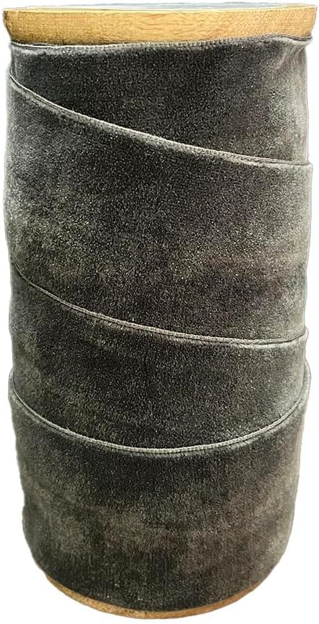 CG Hunter Ribbon, 10-Yard Grey Velvet Ribbon, Wide Dark Grey for Gift Wrapping, Crafts, Birthday ... | Amazon (US)