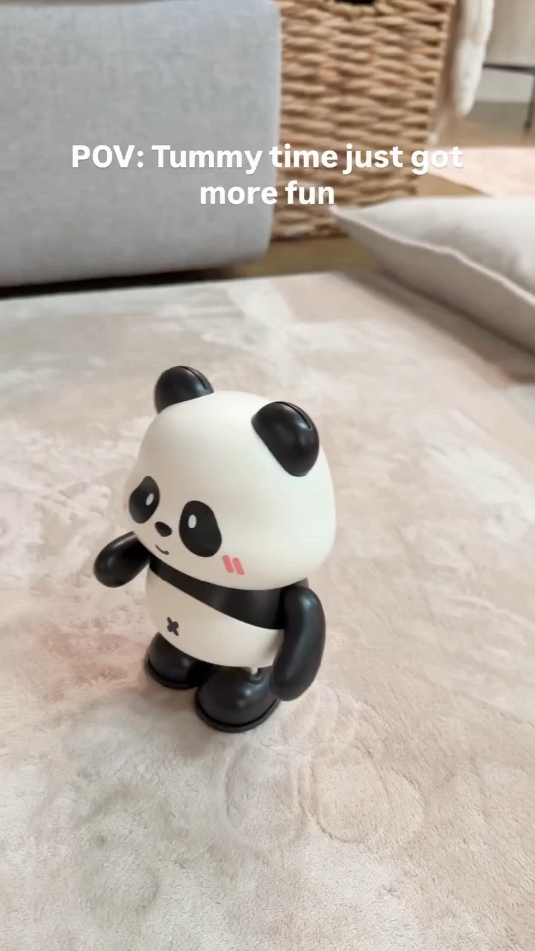 This dancing musical panda has been keeping my 6 month old daughter entertained and has been encouraging her to roll over more!



#babytoys #babyactivities #tummytime #6monthold #babygirl

#LTKBaby #LTKKids