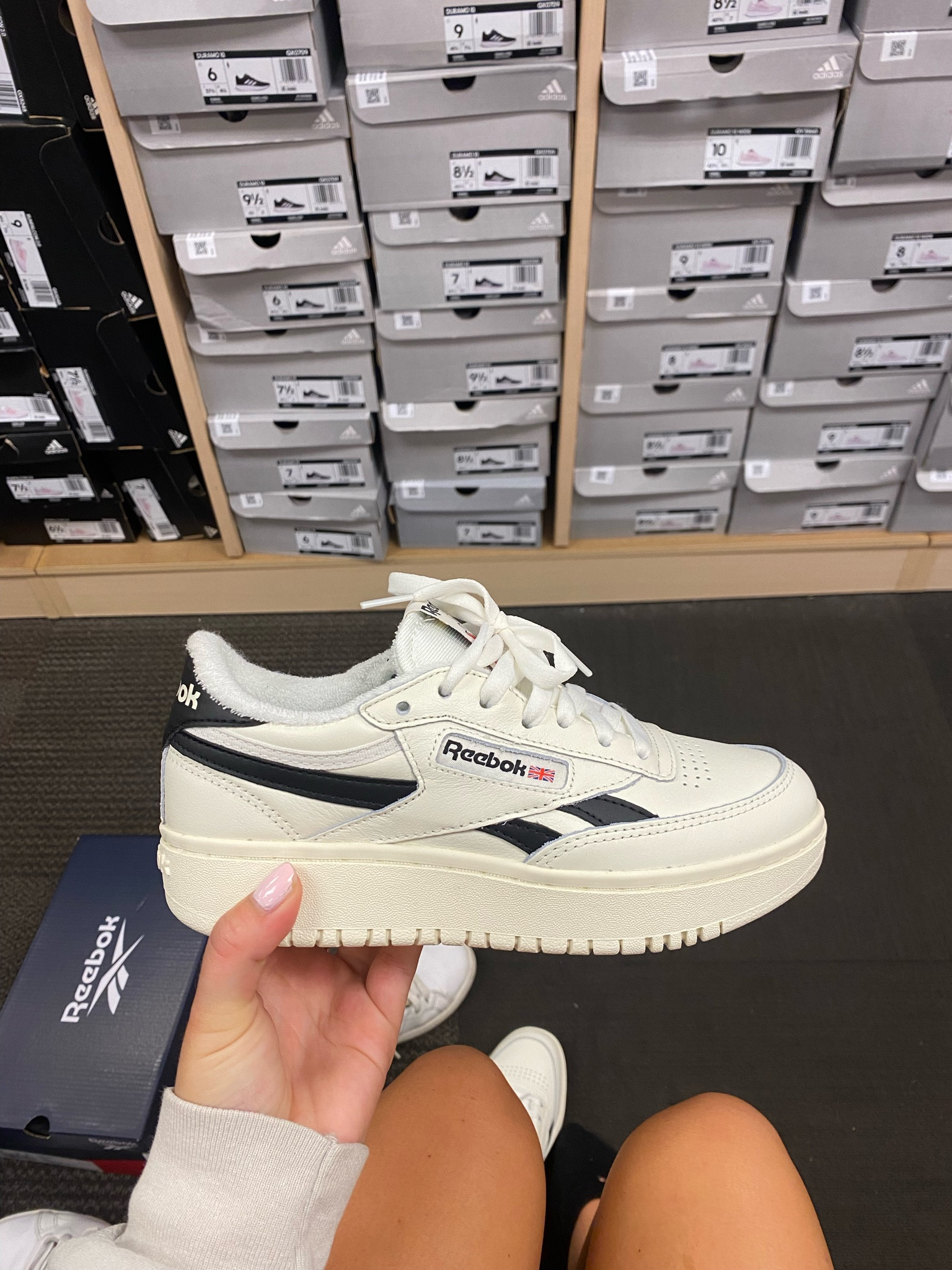 my favorite shoes ever!!!! i wear these with literally everything. the perfect white sneaker with just a little platform 

#LTKSeasonal #LTKSpringSale #LTKstyletip