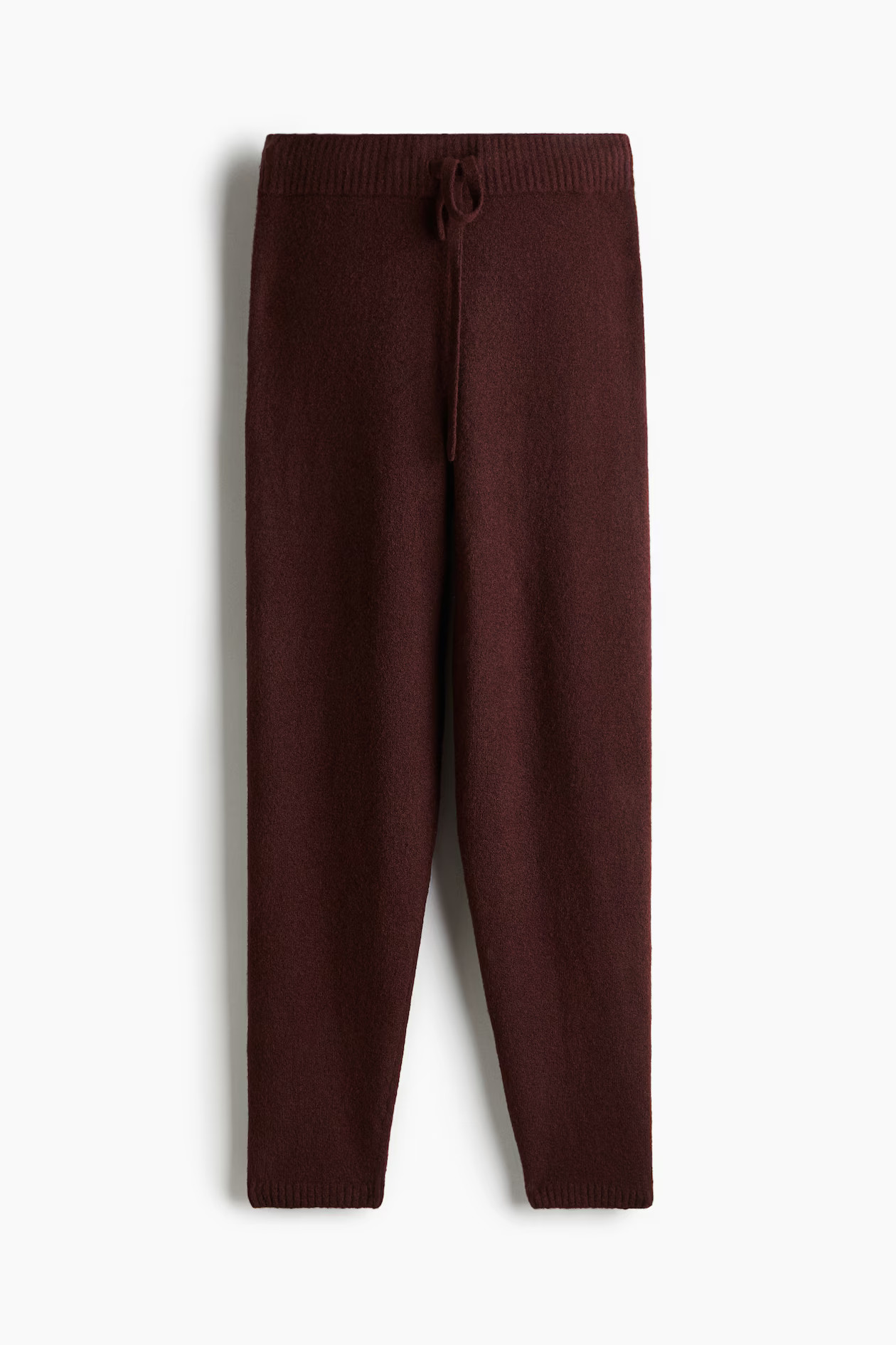Joggers de punto fino - Burdeos - MUJER | H&M ES | H&M (FR, IT, ES, PT, BE)