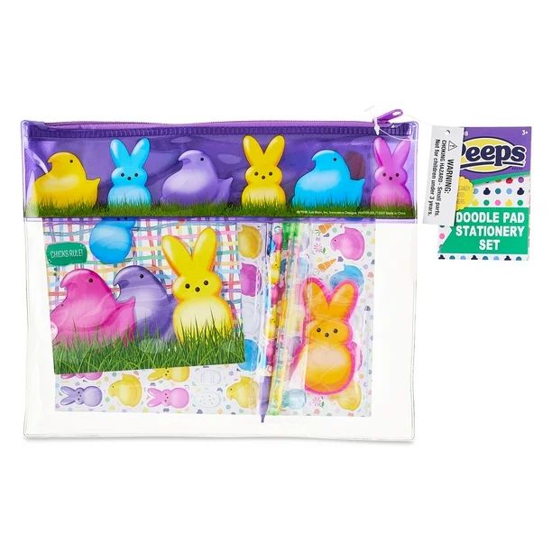 PEEPS Easter Doodle Pad Stationery Set, 5 Pieces, Unisex, Children  3+ | Walmart (US)