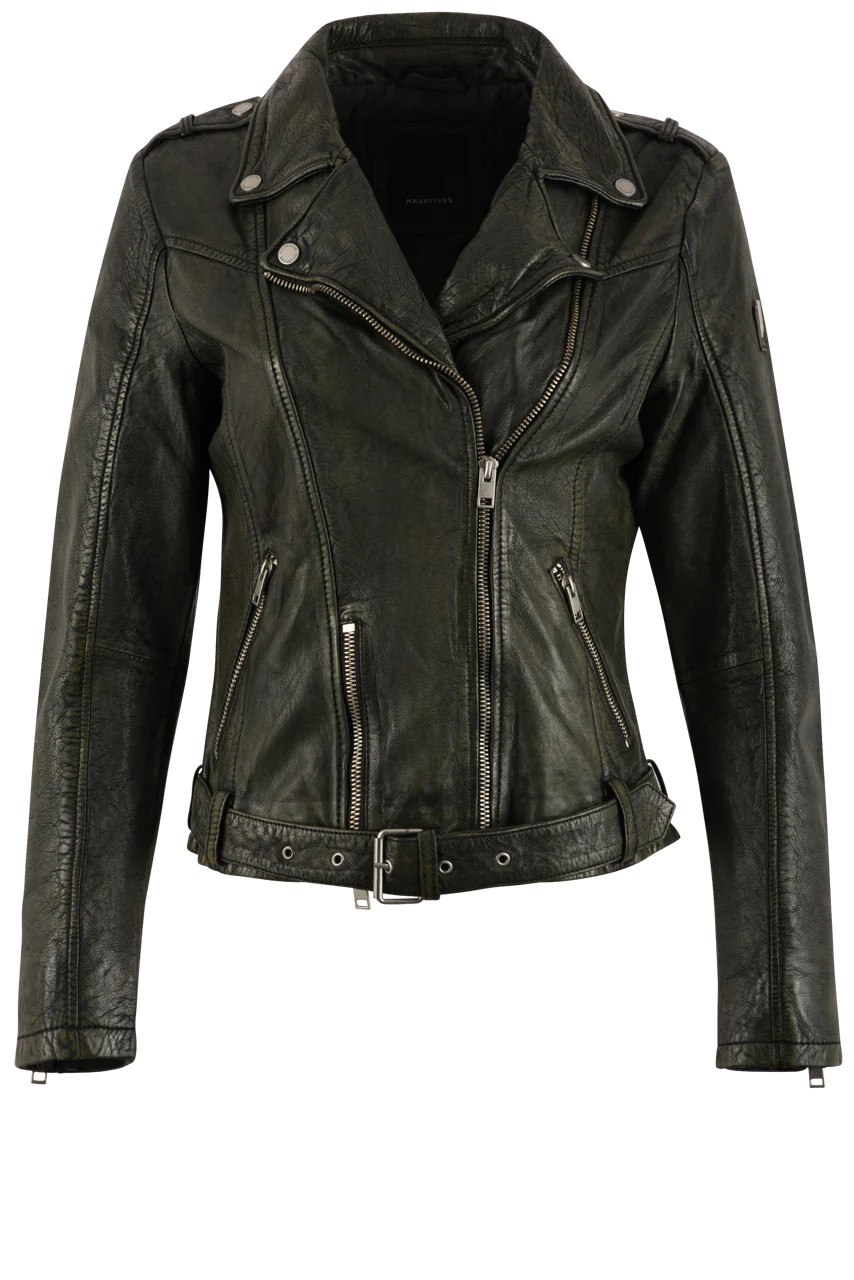 Mauritius Deep Green Lamb Leather Western Jacket | Pinto Ranch | Pinto Ranch