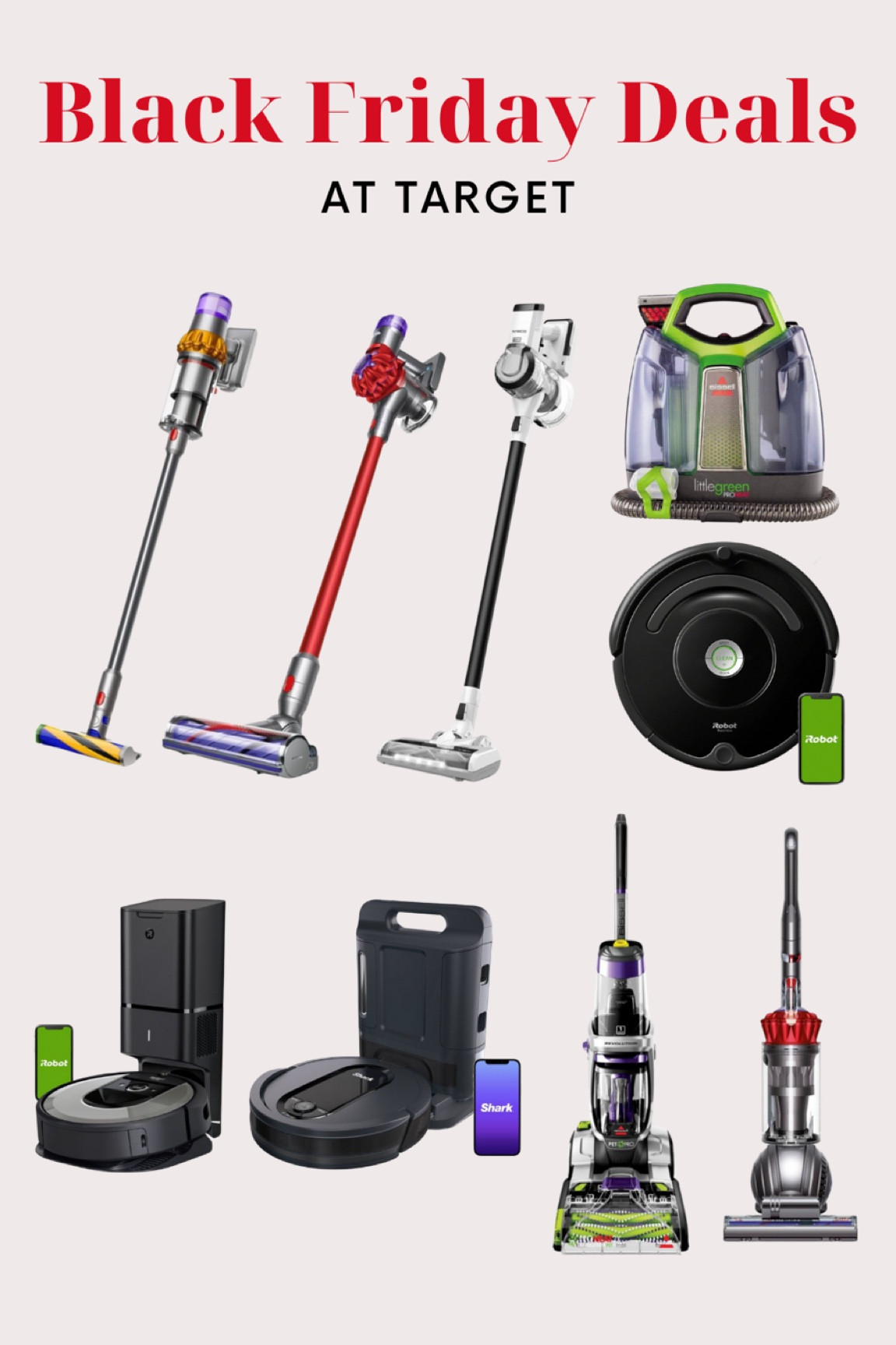 Target Black Friday deals on vacuums and cleaning devices

#LTKCyberweek #LTKsalealert #LTKhome
