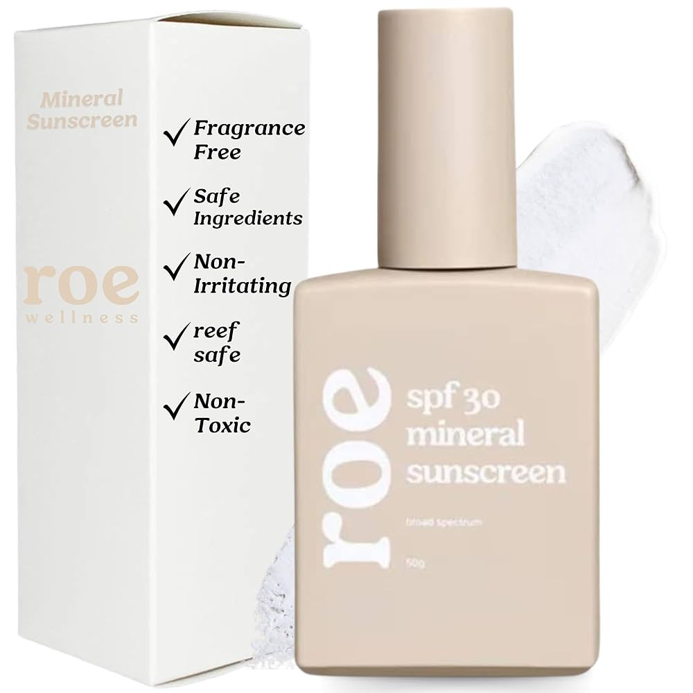 Roe Wellness- Baby Mineral Sunscreen SPF 30 | Non-Greasy, Reef Safe, Paraben-Free | Amazon (US)