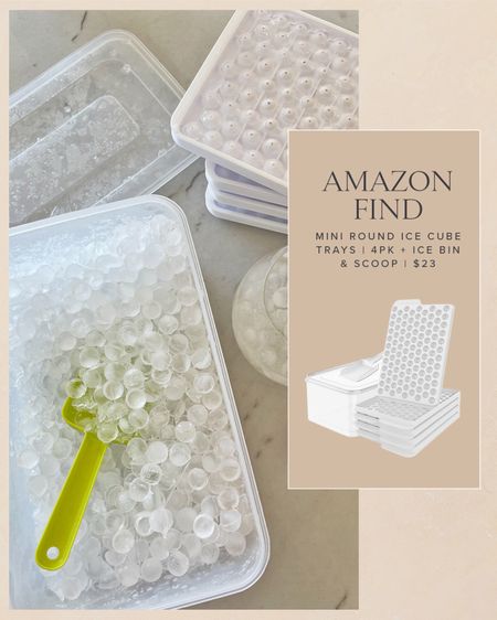 HOME \ Amazon kitchen favorite - mini ice cube trays + bucket & scooper 👌🏻👌🏻

Party
Drinks
Entertaining
Cocktail 

#LTKfindsunder50 #LTKhome #LTKparties