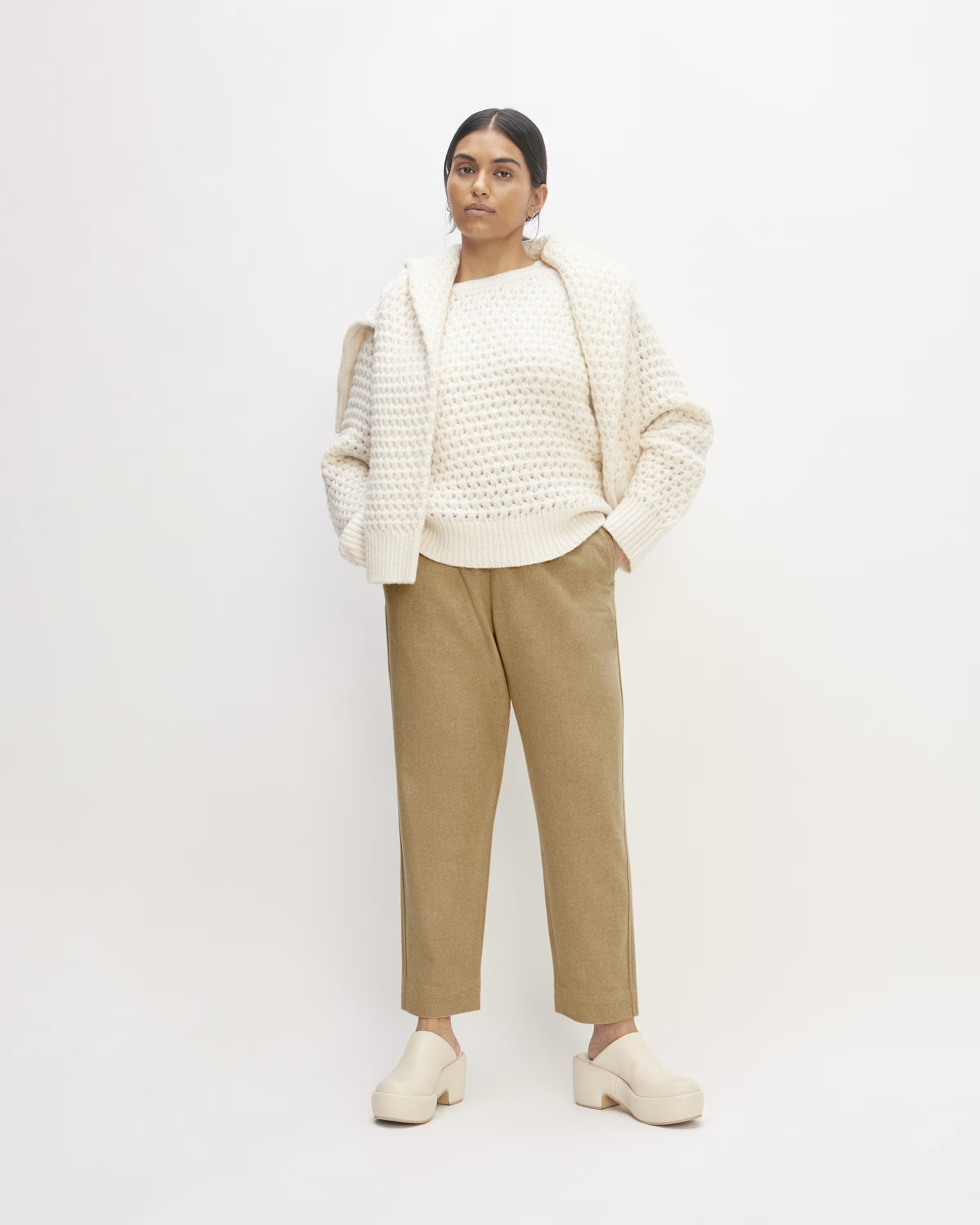 The Wool Flannel Pull-On Pant | Everlane