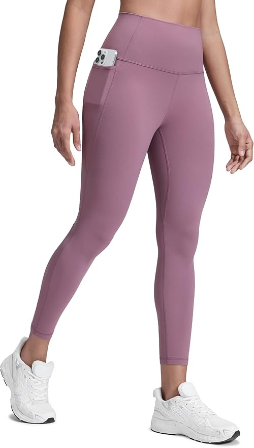 CRZ YOGA Butterluxe Workout Leggings Pockets 25'' - High Waisted Gym Womens Yoga Pants Buttery So... | Amazon (US)