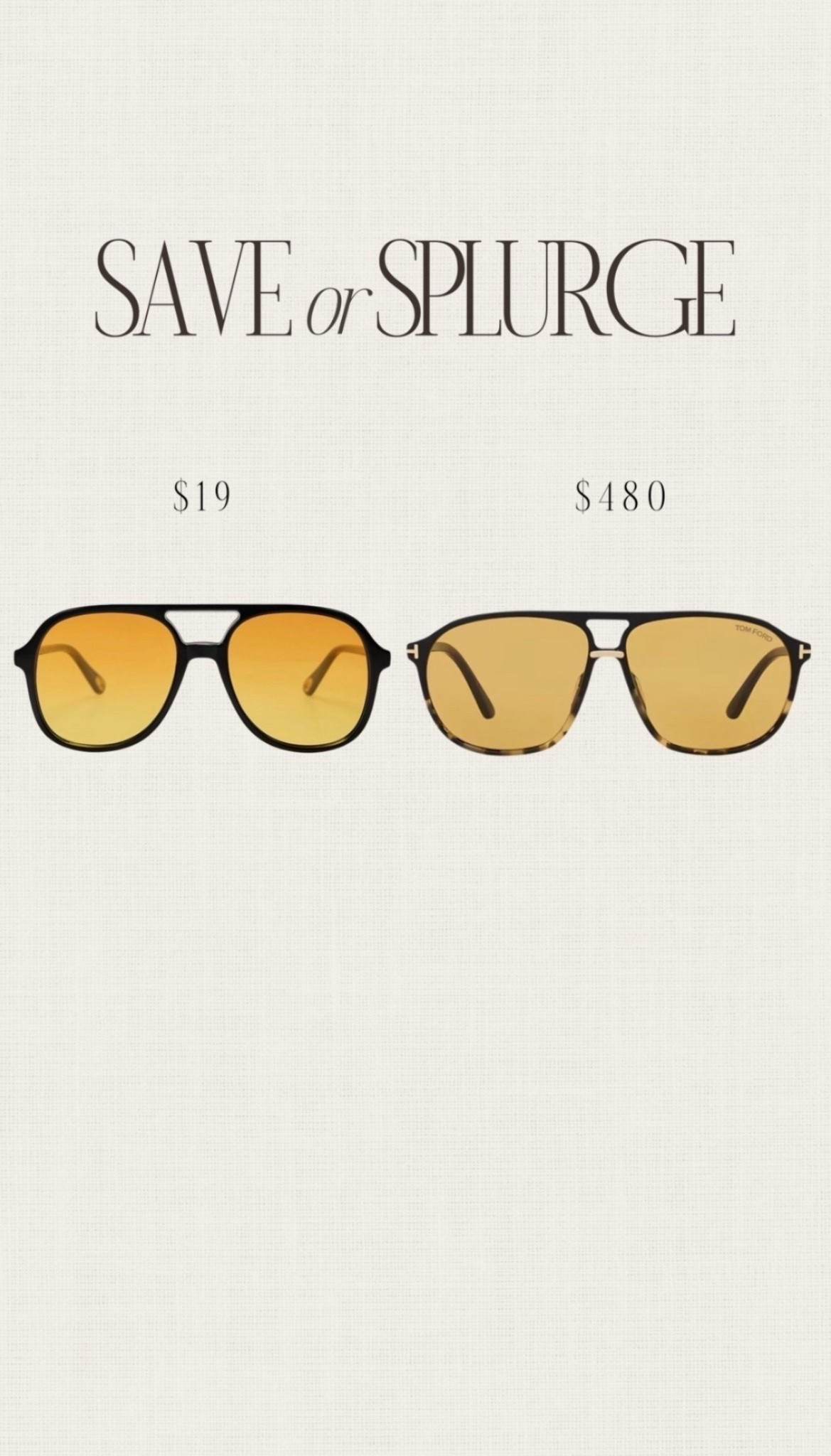 Save or splurge!✨🙌🏼 #stylinbyaylin #aylin #sunnies

#LTKBeauty #LTKgrwm #LTKootd