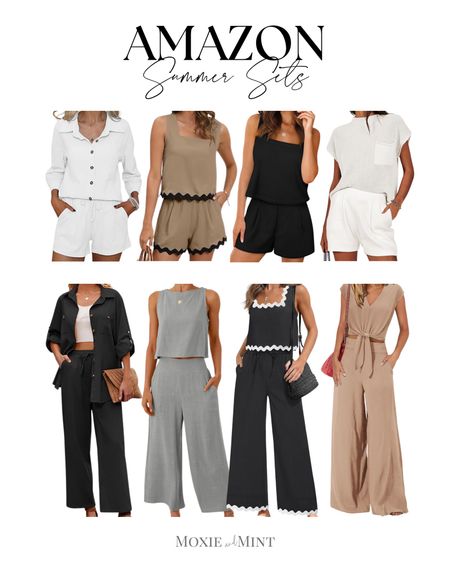 Amazon Fashion / Summer Sets / Linen Sets / Summer Outfits / Summer Tops / Vacation Outfits / Neutral Outfits

#LTKStyleTip #LTKSeasonal #LTKU