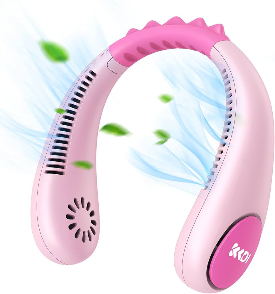 Kids Neck Fan, Portable Bladeless Fan for Kid 4-14Y Girls & Boys, 2600mAh USB Personal Mini Fan C... | Amazon (US)
