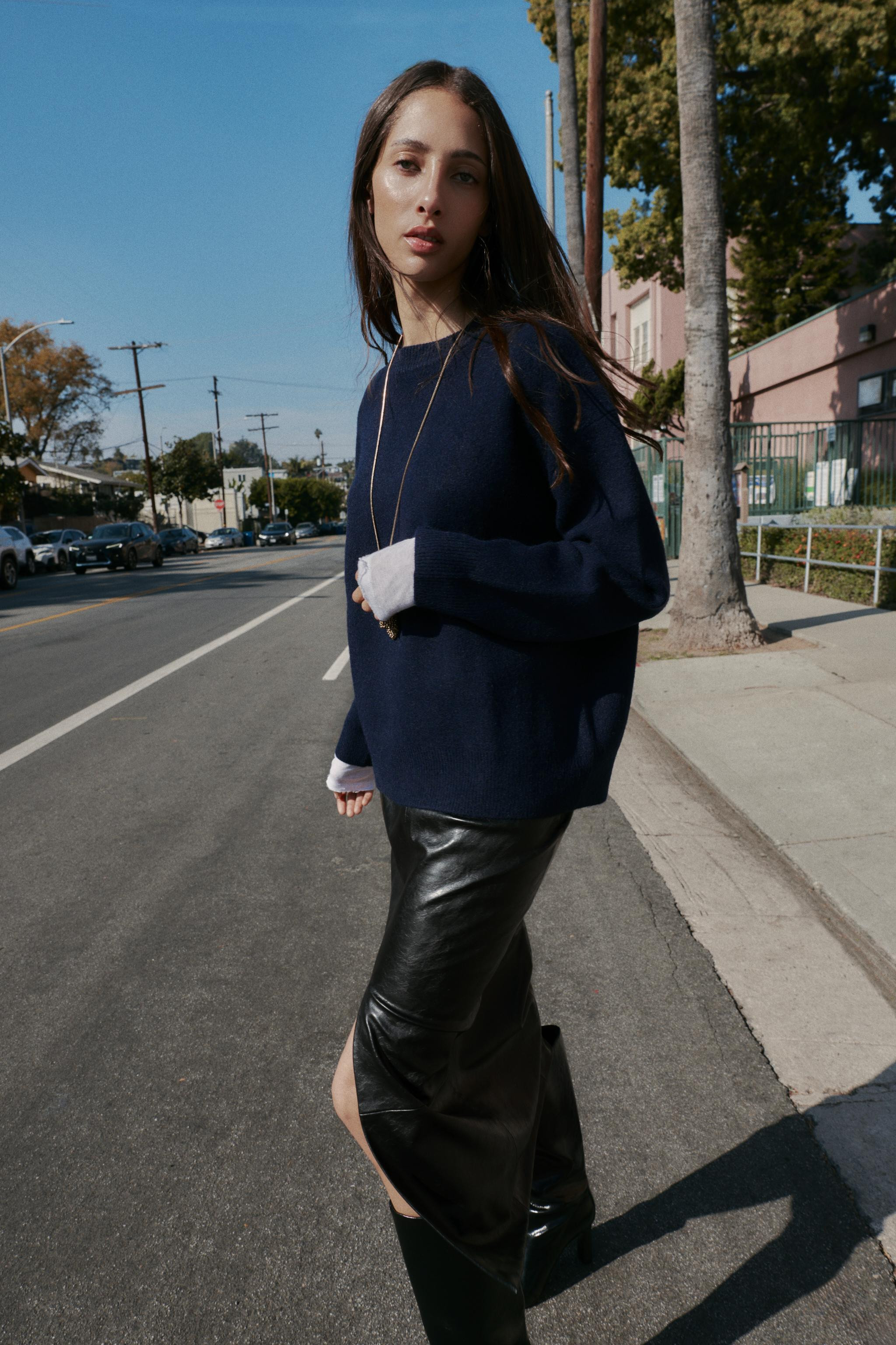 PLAIN KNIT JUMPER | Zara UK
