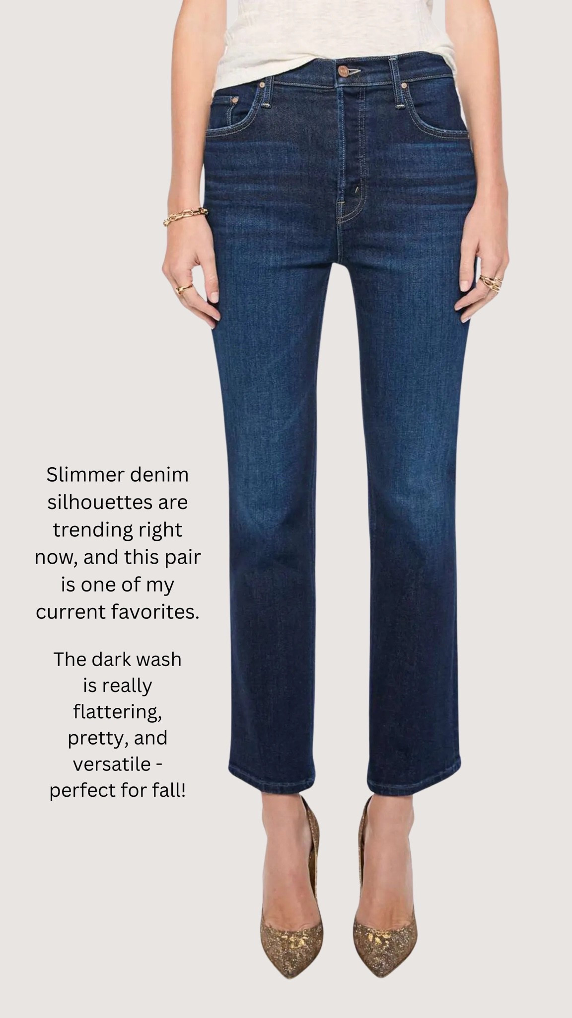 I’m always on the hunt for the next best jeans, and these are one of my top contenders for fall! These have a slimmer straight leg, which is trending right now. Wear them with flats, slingbacks, boots … so many options! Fit runs true to size. I bought my usual size - 27.

#LTKSeasonal #LTKOver40 #LTKmomlife