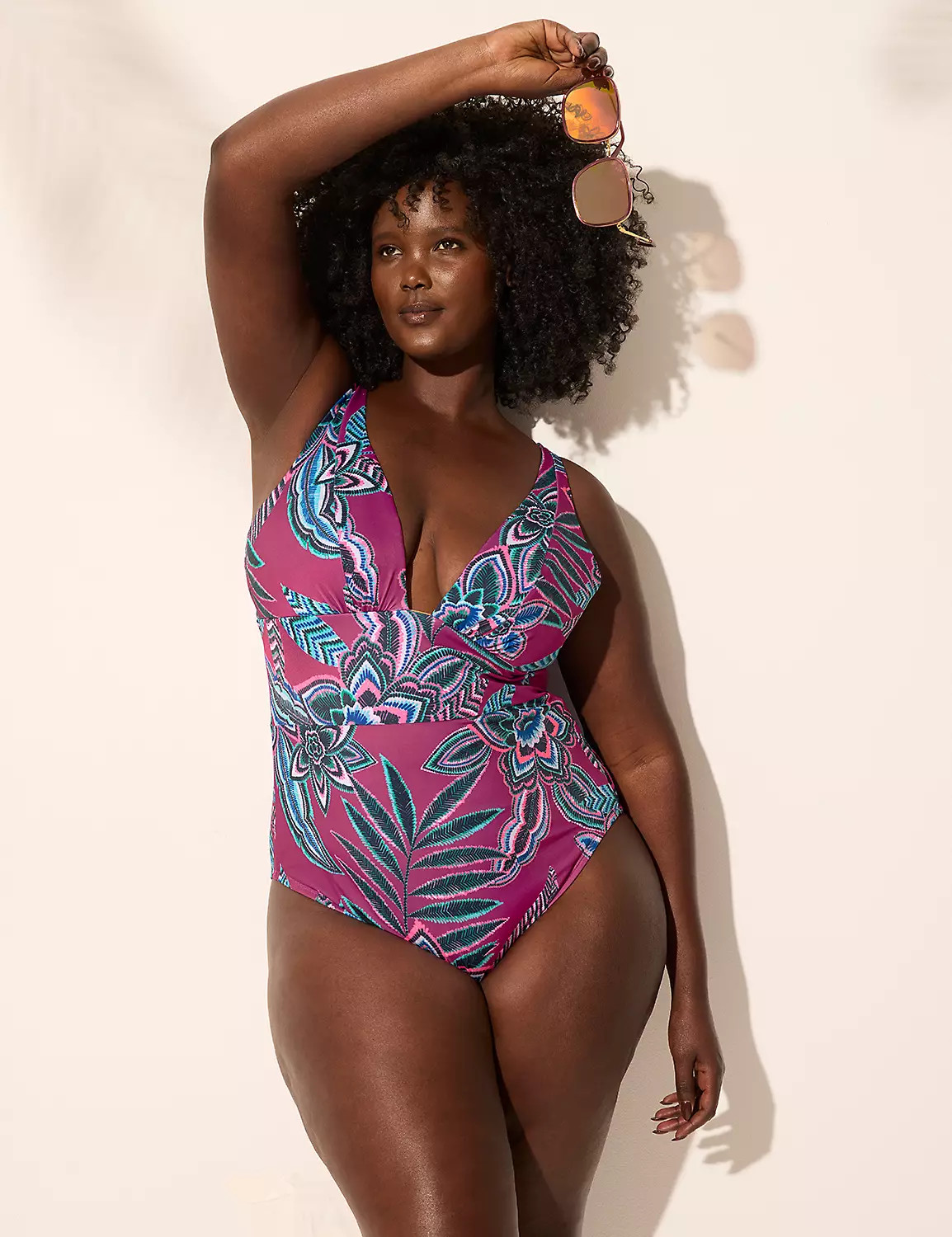 No-Wire Plunge One-Piece | Lane Bryant (US)