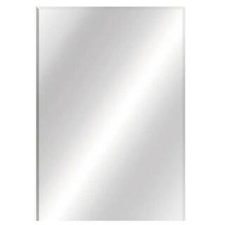 24 in. W x 36 in. H Rectangular Classic Frameless Wall Bathroom Vanity Mirror | The Home Depot
