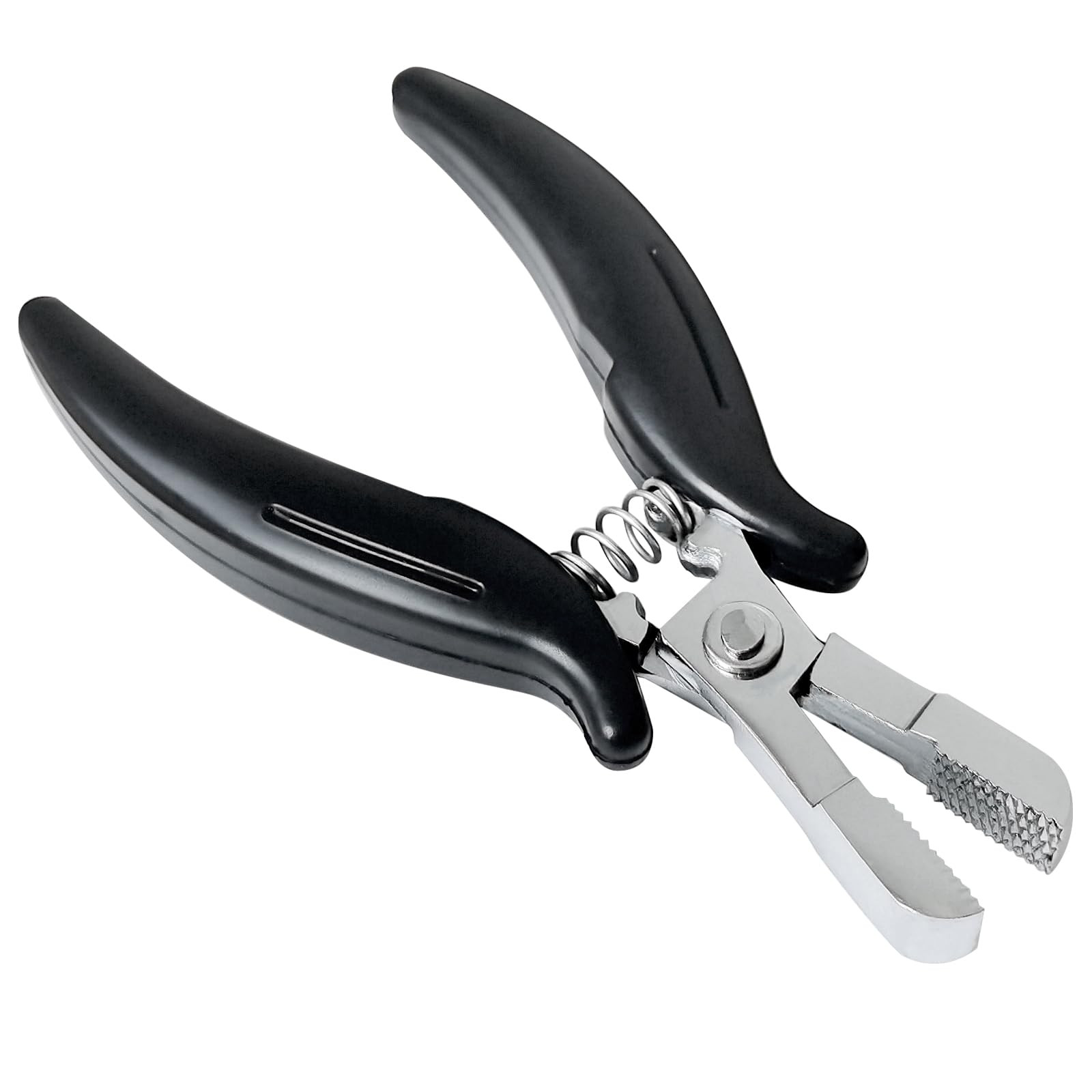 Fusion Bond Crusher Tool For Keratin Hair Extensions K Tip Remover Black Plier Professional Hair ... | Amazon (US)