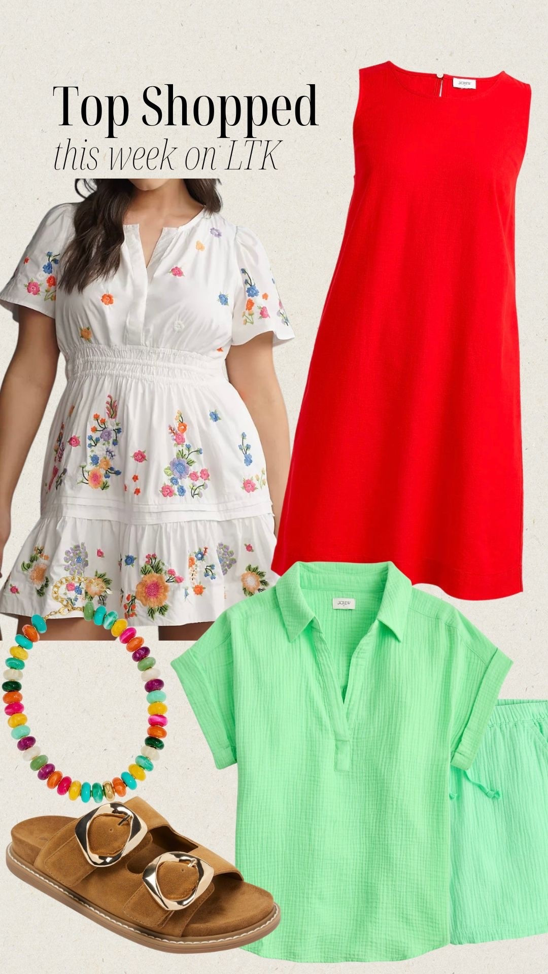 Top Shopped this week on my LTK: you guys are feeling the breezy summer pieces and staple accessories. 

#LTKShoes @Anthropologie @jcrew @Target #TargetStyle #RedLinen #MatchingSet

#LTKSeasonal #LTKWorkwear #LTKTravel