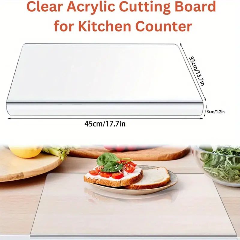 Upgrade Your Kitchen With This Anti slip Acrylic Transparent - Temu | Temu Affiliate Program