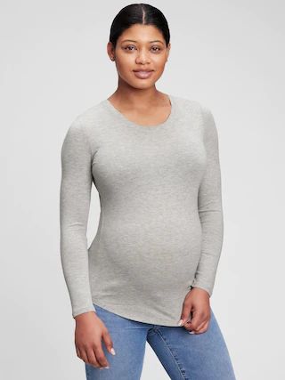 Maternity Feather Crewneck T-Shirt | Gap (US)
