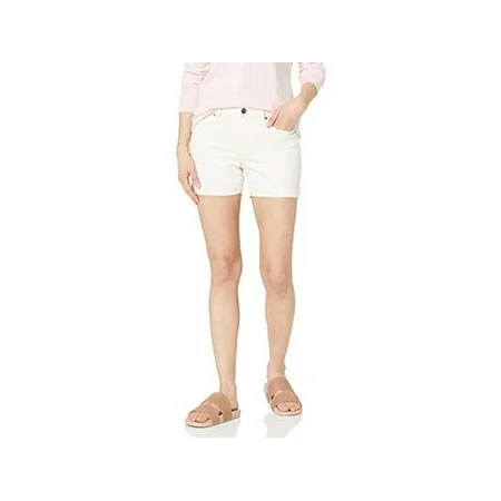 Brand - Daily Ritual Women s Bone White Denim Turn-Cuff Short 31 | Walmart (US)