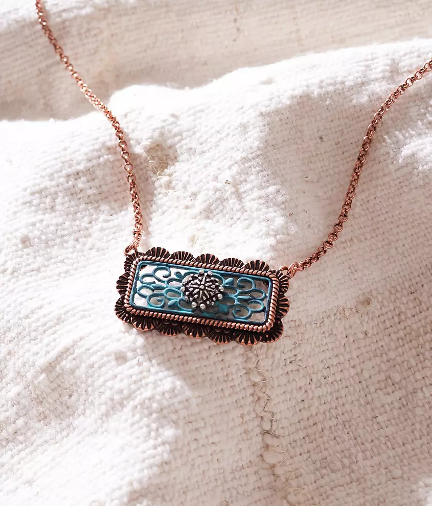 Turquoise Pendant Necklace | Buckle
