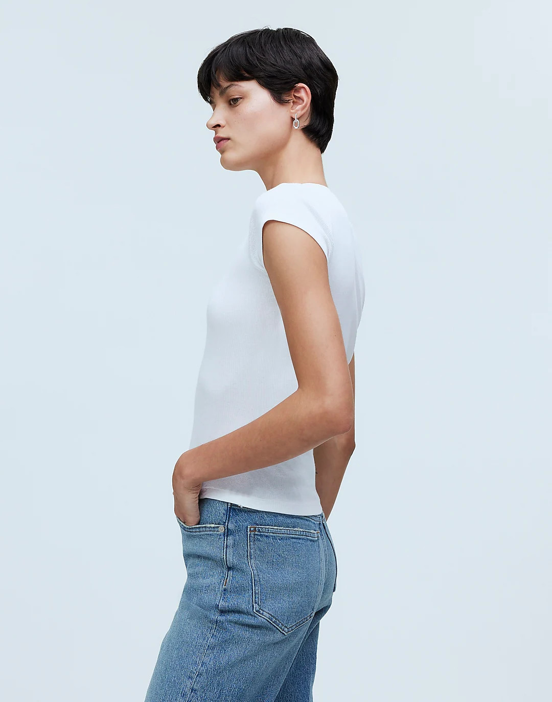 Supima® Rib Tee | Madewell