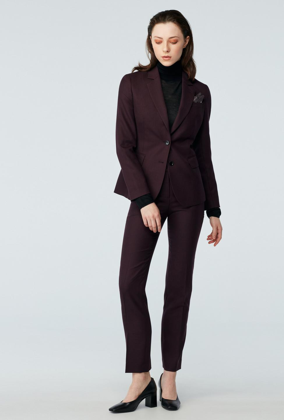 Northfield Basketweave Burgundy Suit | Indochino