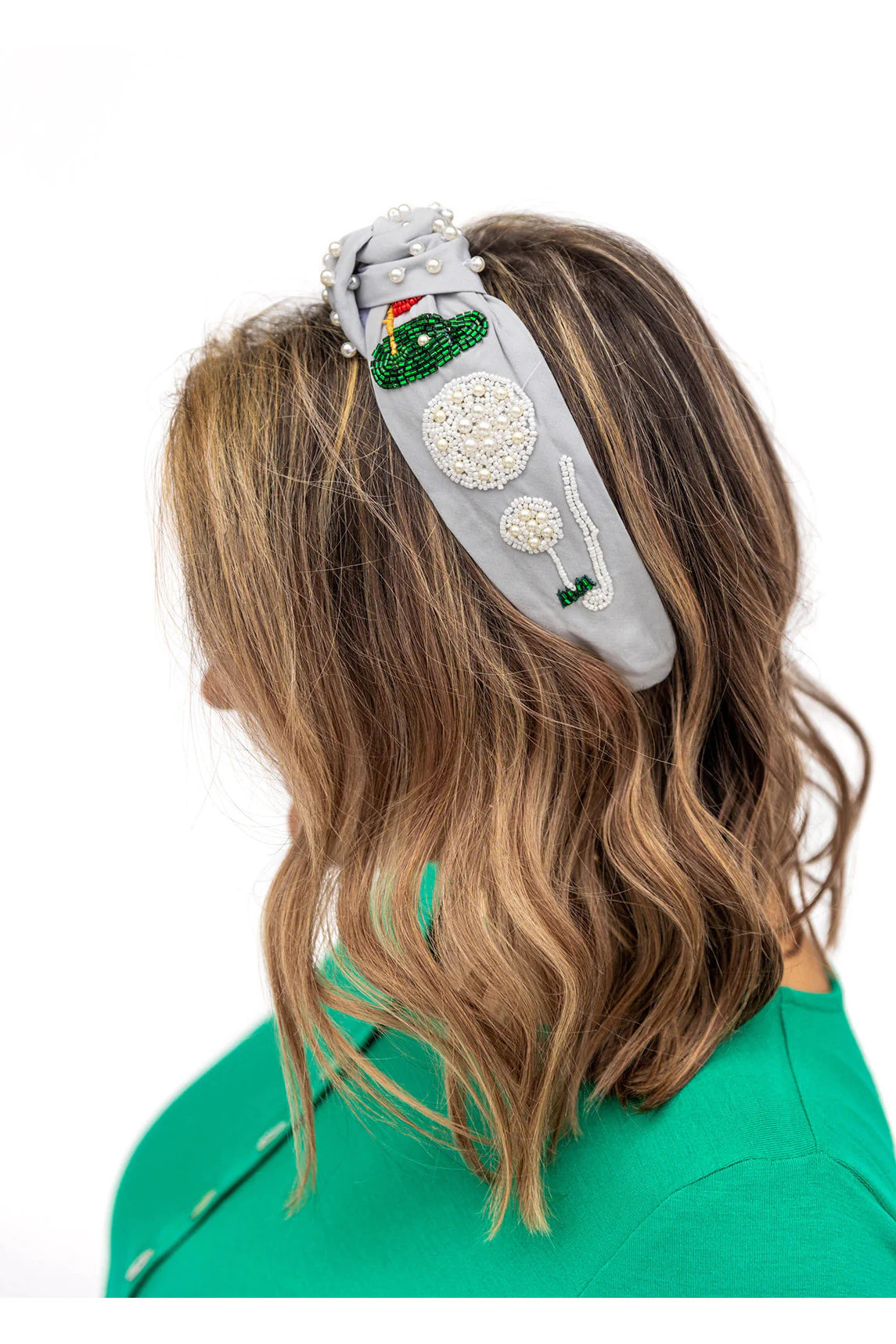 Golf headband | Pink possum