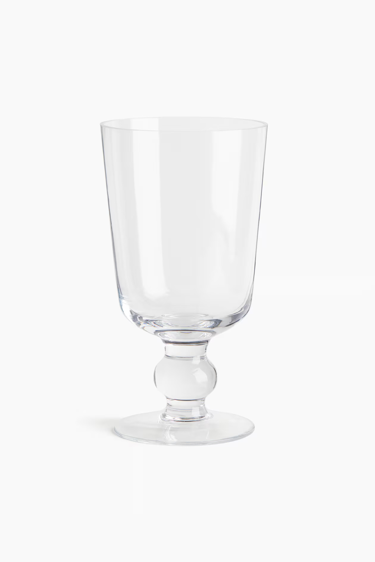 Footed Glass Vase - Transparent - Home All | H&M US | H&M (US + CA)