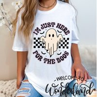 I'm Just Here For The Boos Halloween Shirt. Retro 80S 90S Ghost Tshirt. Funny Tee. T | Etsy (US)