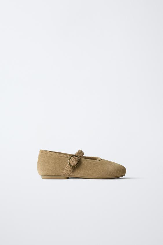 BALLERINES EN CUIR | Zara FR